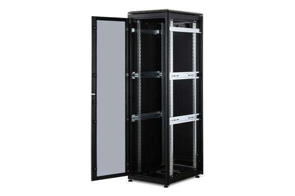 DIGITUS Netzwerkschrank Unique 42HE 2053x600x800mm schwarz (Speditionsversand) - Bild 4