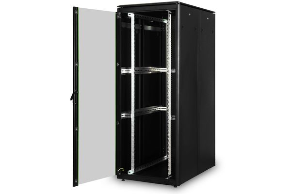 DIGITUS Netzwerkschrank Unique 47HE 2244x800x1200mm schwarz - Bild 3