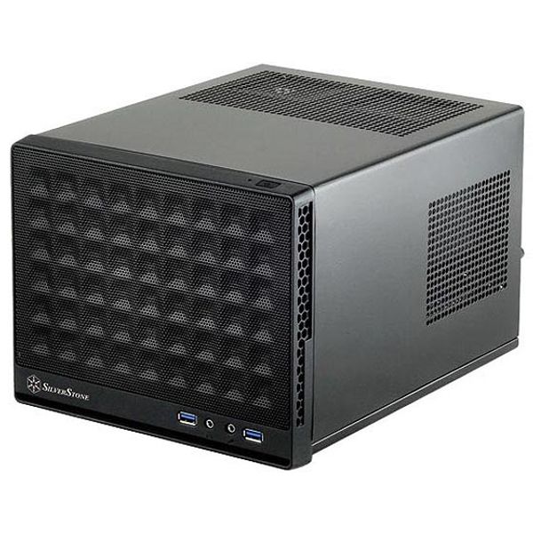 Silverstone Geh SST-SG13B Cube mITX USB3 schwarz retail