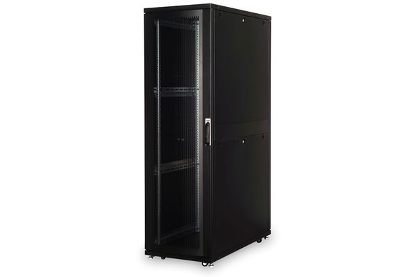 DIGITUS Serverschrank Unique 47HE 2192x600x1000mm schwarz