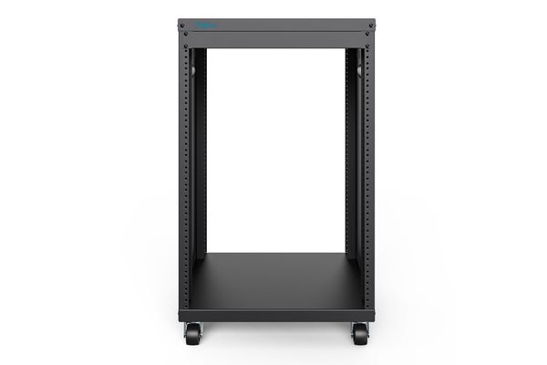 DIGITUS Universal 19-Zoll Equipment Rack mit Rollen, 16HE