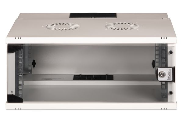 Digitus Wandgehäuse SOHO PRO 4HE 240x540x400 mm 19" grau - Bild 9