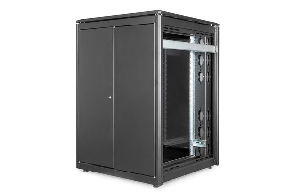 DIGITUS Netzwerkschrank Unique 22HE 1164x800x800mm schwarz (Speditionsversand) - Bild 2