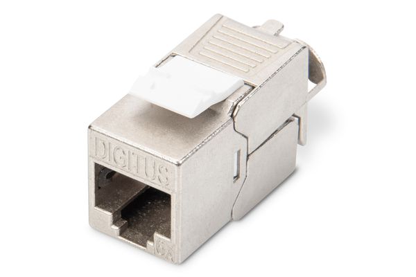 Digitus CAT 6A Keystone module, shielded, tool-free mounting connection