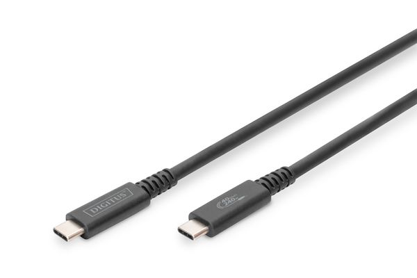 DIGITUS USB 4.0 Typ-C Anschlusskabel 0,8m, 8K