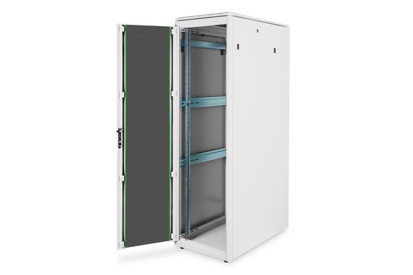 DIGITUS Netzwerkschrank Unique 42HE 2053x600x1000mm grau (Speditionsversand) - Bild 2