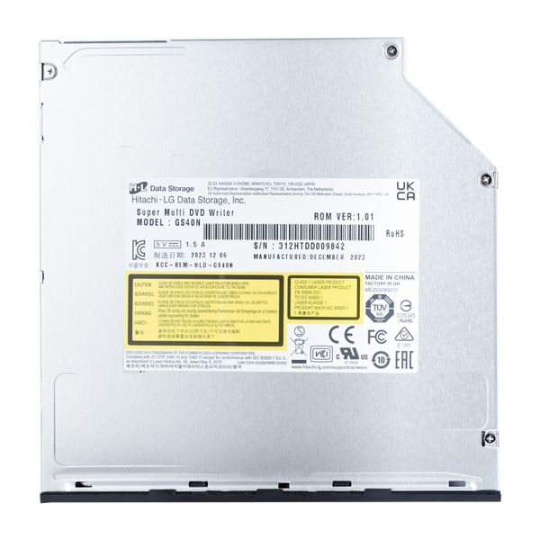 Silverstone SOD04-V2 lecteur de disques optiques Interne DVD-RW Noir, Gris - Bild 4
