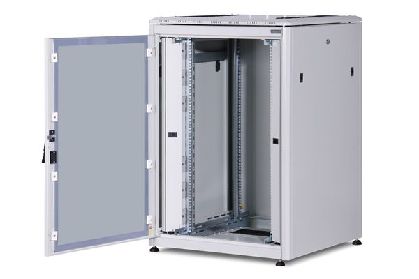 DIGITUS Netzwerkschrank Unique 22HE 1164x800x800mm grau (Speditionsversand) - Bild 3