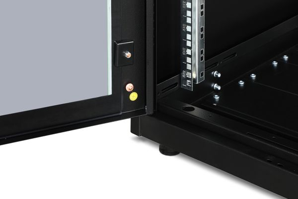 DIGITUS Netzwerkschrank Unique 26HE 1342x600x1000mm schwarz (Speditionsversand) - Bild 8