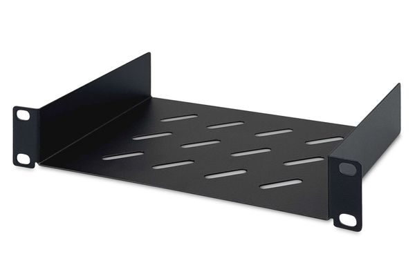DIGITUS Fachboden 1HE 254mm (10"), schwarz