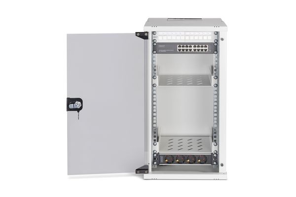 DIGITUS Netzwerk-Set 254 mm (10") - 12HE, 315x300 mm (BxT)we - Bild 3