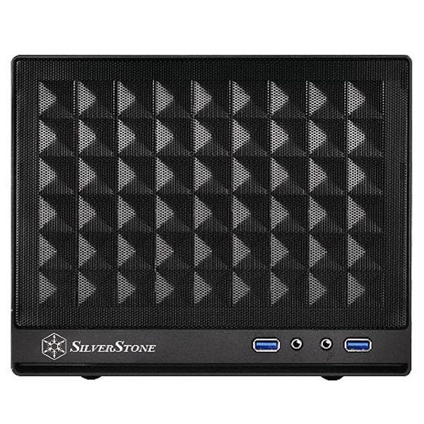 Silverstone Geh SST-SG13B Cube mITX USB3 schwarz retail