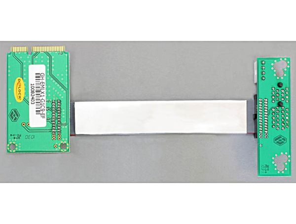 DELOCK Riser Card PCIe x1 -> Mini PCIe 9cm flexibles Kabel - Bild 3