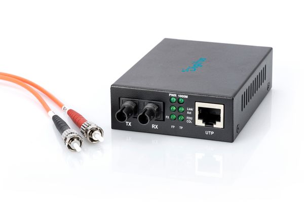 DIGITUS Medienkonverter Gigabit Multimode RJ45/ST