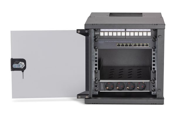 DIGITUS Netzwerk-Set 254 mm (10") - 6HE, 315x300 mm (BxT) sw - Bild 2