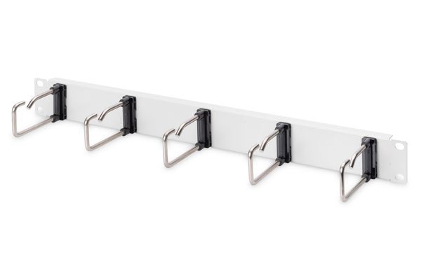 DIGITUS Kabelrangierpanel mit Stahlbügeln 19"-Schränke 1HE