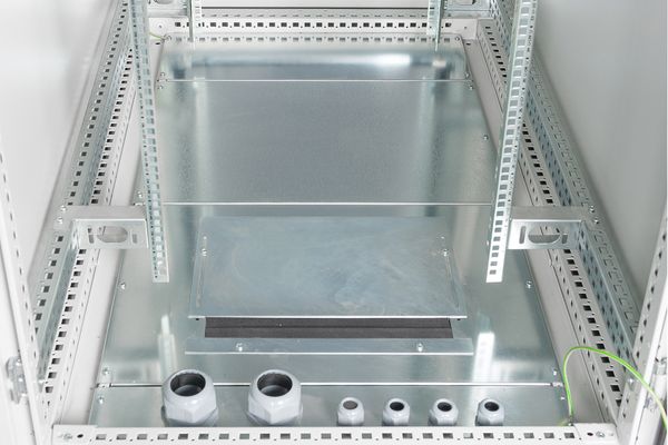 DIGITUS Netzwerkschrank Industrie 42HE 2100x800x1200mm grau (Speditionsversand) - Bild 2