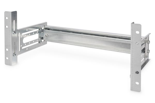 DIGITUS Hutschienenträger 4HE 19" (483mm) + Hutschiene