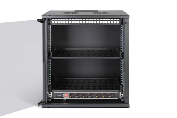 DIGITUS Netzwerk-Set 483 mm (19") - 12HE, 540x400 mm (BxT)sw - Bild 2