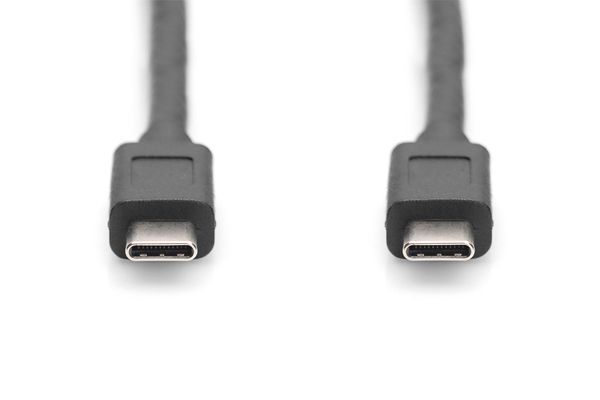 DIGITUS USB 3.1 Anschlusskabel Typ C -C St/St 1.0m, sw - Bild 3