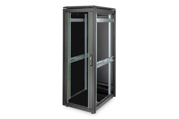 DIGITUS Netzwerkschrank Unique 32HE 1609x600x800mm schwarz (Speditionsversand) - Bild 3