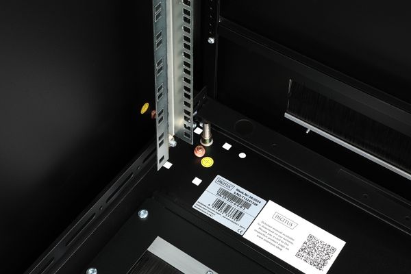 DIGITUS Netzwerkschrank Unique 32HE 1609x600x600mm schwarz (Speditionsversand) - Bild 10