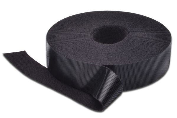 DIGITUS Klettband 20mm breit 10m Rolle schwarz