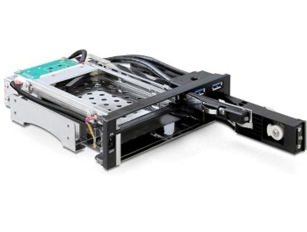 DELOCK Wechselrahmen 5,25" für 2,5"/3,5" SAS/SATA HDD - Bild 6