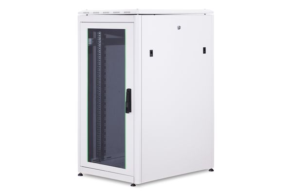 DIGITUS Netzwerkschrank Unique 22HE 1164x600x800mm grau (Speditionsversand)